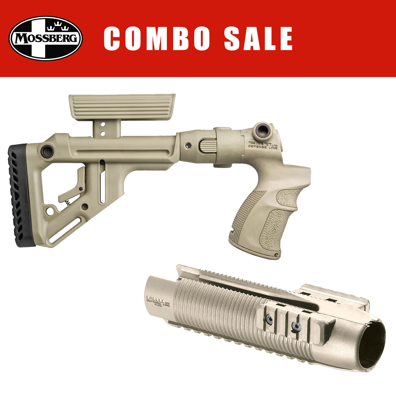 FAB Defense Mossberg 500 Conversion & Accessory Tactical Kit UAS500